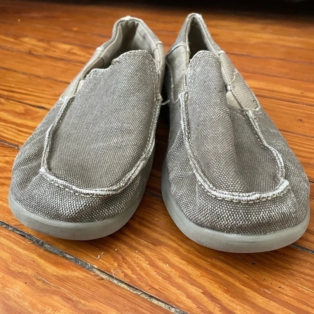 Crocs khaki slip on shoe kids size 3 - Picture 2 of 8